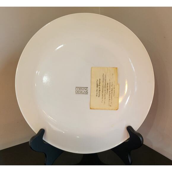 Vintage Corelle Christmas Greeting Plate Holiday Collectible Winter Scene - Picture 5 of 10